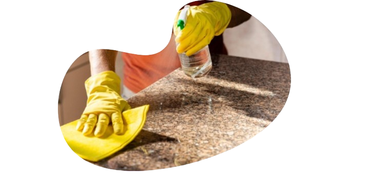 پاک کردن لکه اب سخت از سنگ